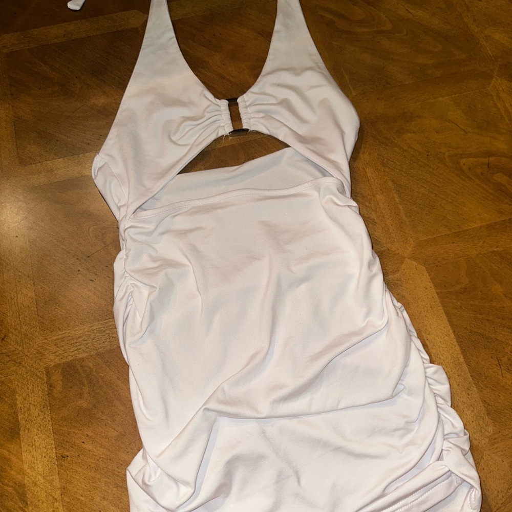 White Cutout Dress
